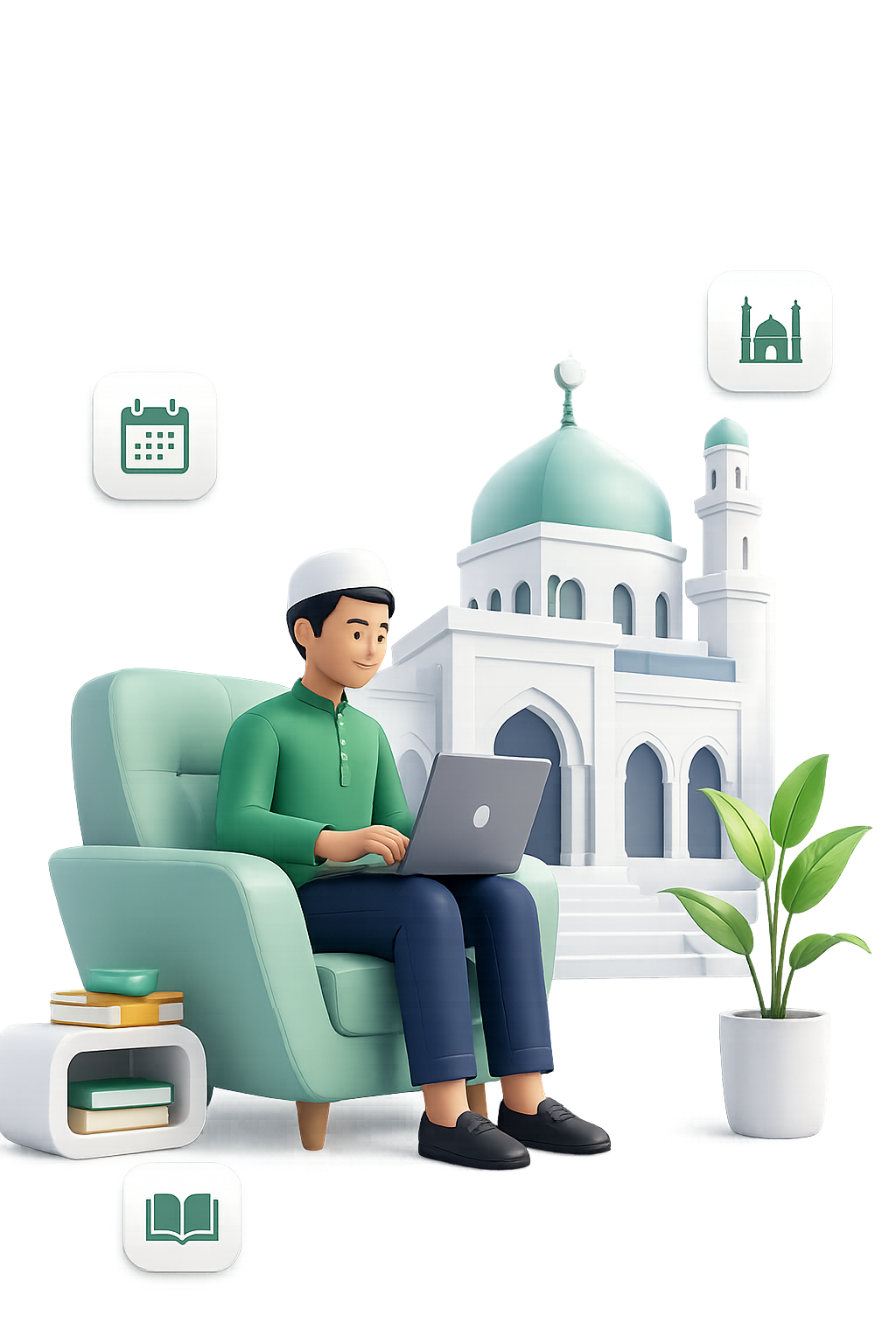 Ilustrasi login Masjid Agung Al-A'la